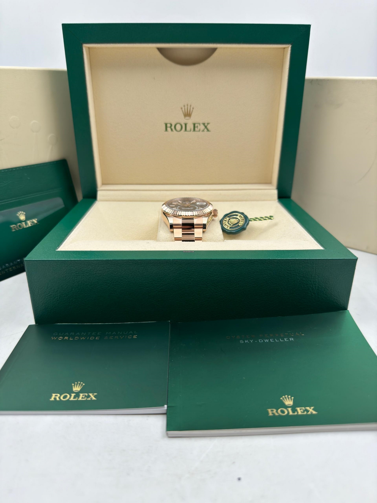 Rolex Sky-Dweller 42mm 336935-0004 Rose Gold Rhodium Dial Oyster - Image 8