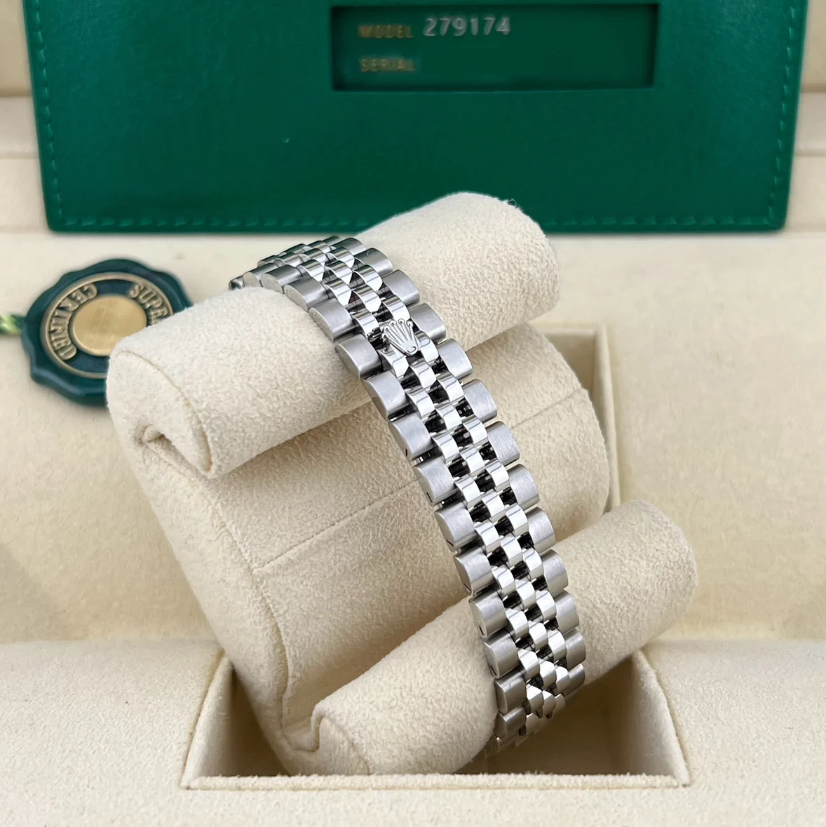 Rolex Lady-Datejust 28mm 279174 Dark Grey Roman Dial Oyster Bracelet - Image 8