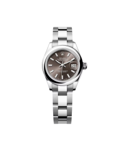 Alternative view of Rolex Lady-Datejust 279160 Oyster Perpetual 28mm Dark Grey Dial Oyster Bracelet