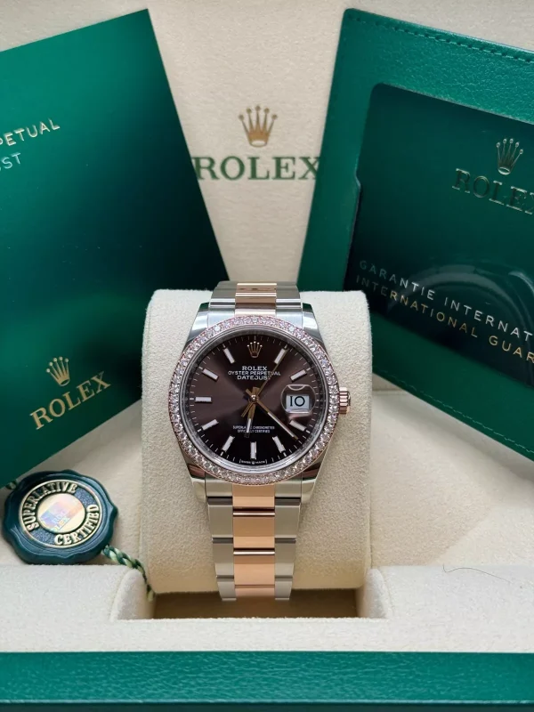 Rolex  Datejust 36mm 126281 Chocolate Dial Oyster Bracelet
