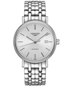 Longines Men's L4.922.4.72.6 Presence Stainless Steel Watch