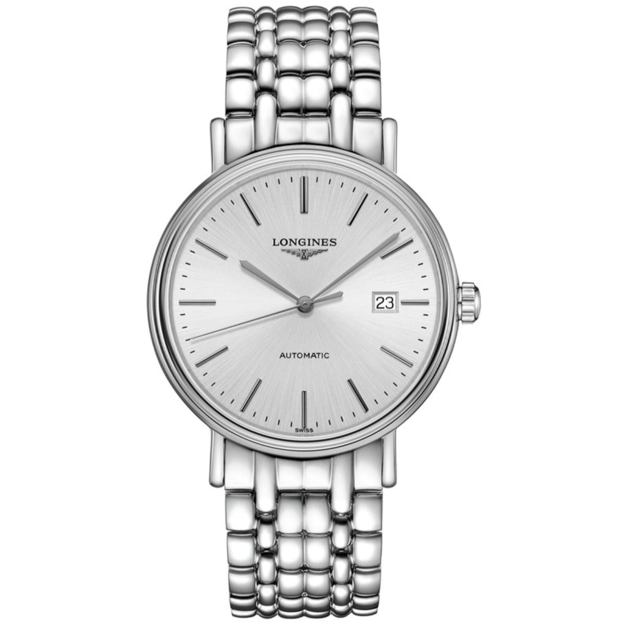 Longines Men's L4.922.4.72.6 Presence Stainless Steel Watch