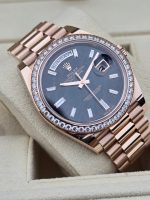 Rolex  Day-Date 40mm Eisenkiesel / Diamonds Dial 228345rbr-0016