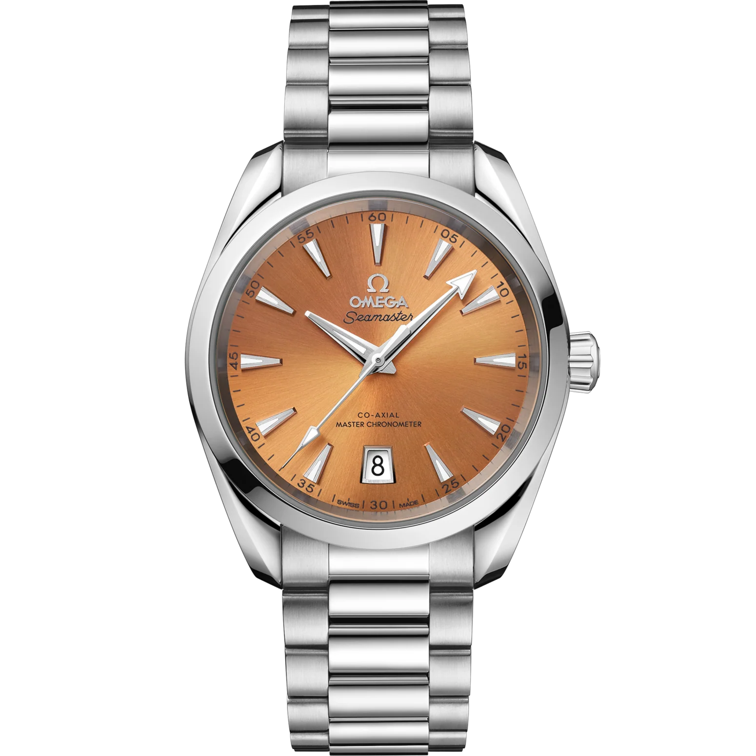 Omega Seamaster Aqua Terra Shades 38mm Saffron Dial Stainless Steel Bracelet 220.10.38.20.12.001