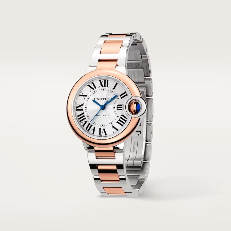 Cartier BALLON BLEU Rose Gold Mix 33mm - Image 2