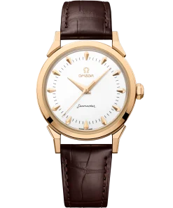 Omega Seamaster Olympic Official Timekeeper 39.5mm White Dial 18k Yellow Gold Strap 522.53.37.20.04.001