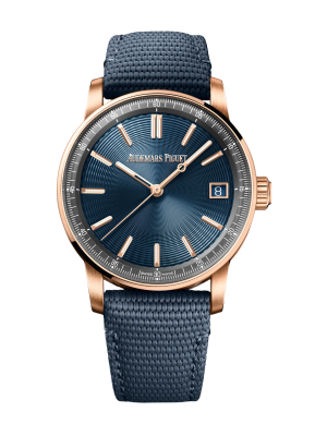 Audemars Piguet Code 11.59 Selfwinding 41mm Pink Rose Gold Blue Dial | 15210OR.OO.A348KB.01