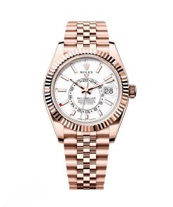 Rolex  Sky-Dweller 42mm 336935-0007 Rose Gold White Dial Oyster