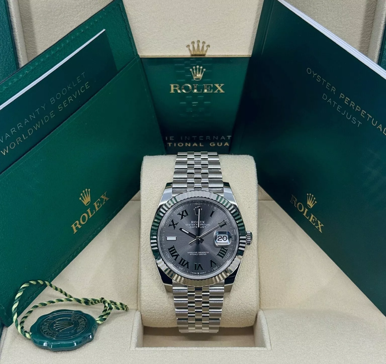 12A【Super Clone】Rolex Datejust 36mm 126234 Datejust Slate Roman Dial Jubilee Watch - Image 2