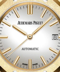 Alternative view of Audemars Piguet Royal Oak Frosted Gold Selfwinding 37mm 15454BA.GG.1259BA.02