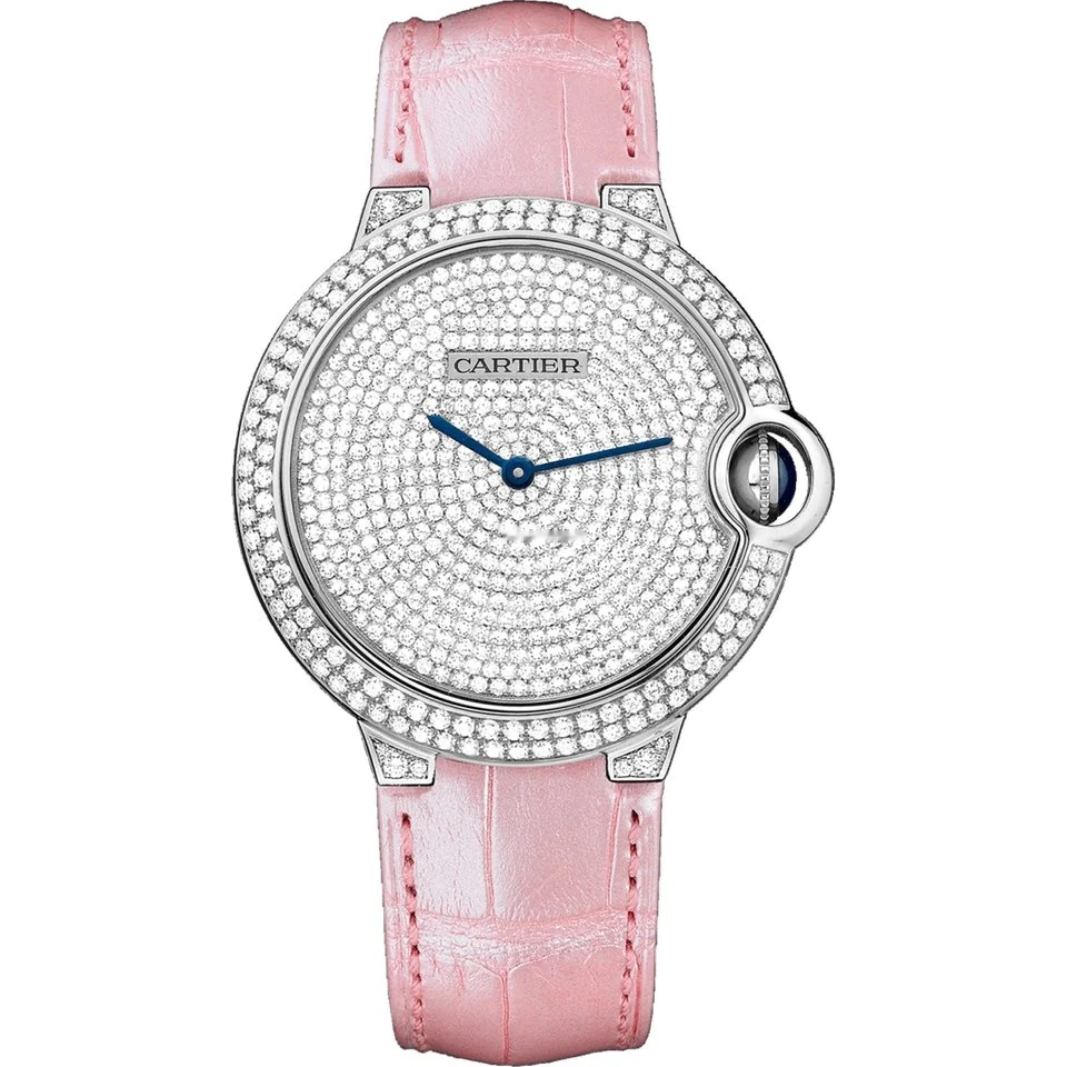 Cartier BALLON BLEU Diamond Watch 33mm