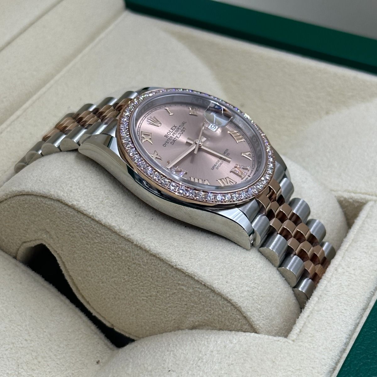 Rolex Datejust 36mm 126281 Rose Dial Oyster 36mm Bracelet - Image 5
