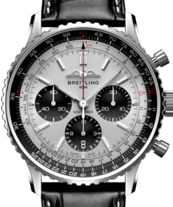 Alternative view of Breitling AB0138241G1P1 Navitimer B01 Silver Dial - ??ew