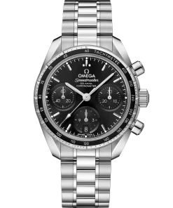 Omega Speedmaster 38 Black Dial 38mm Stainless Steel Bracelet 324.30.38.50.01.001