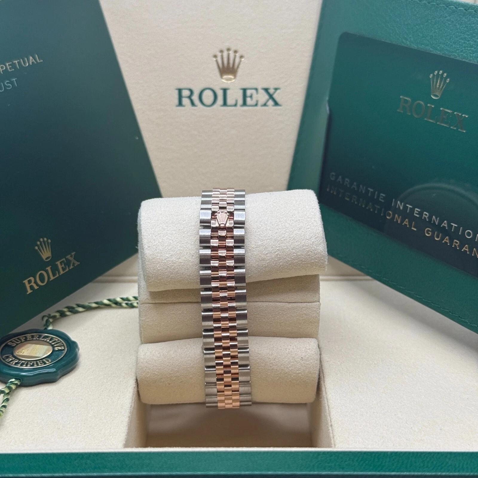 Rolex Lady-Datejust 28mm 279381RBR Rose Diamond Dial Oyster Bracelet - Image 6