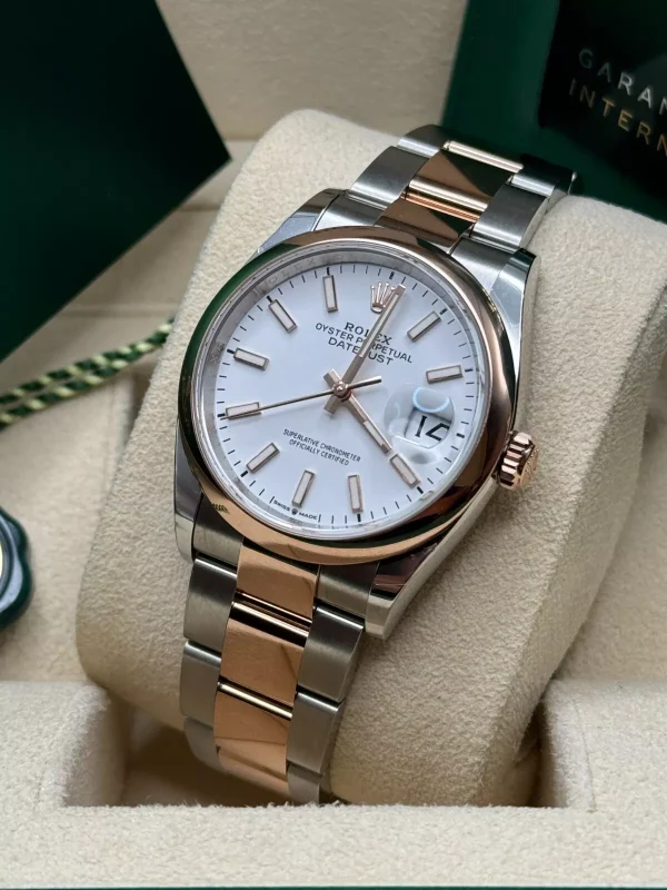 Rolex  Datejust 36mm 126201 White Dial Jubilee Bracelet Watch