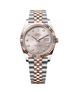 Rolex Datejust 41mm 126331 Sundust Diamond Jubilee Steel and Everose Gold Watch