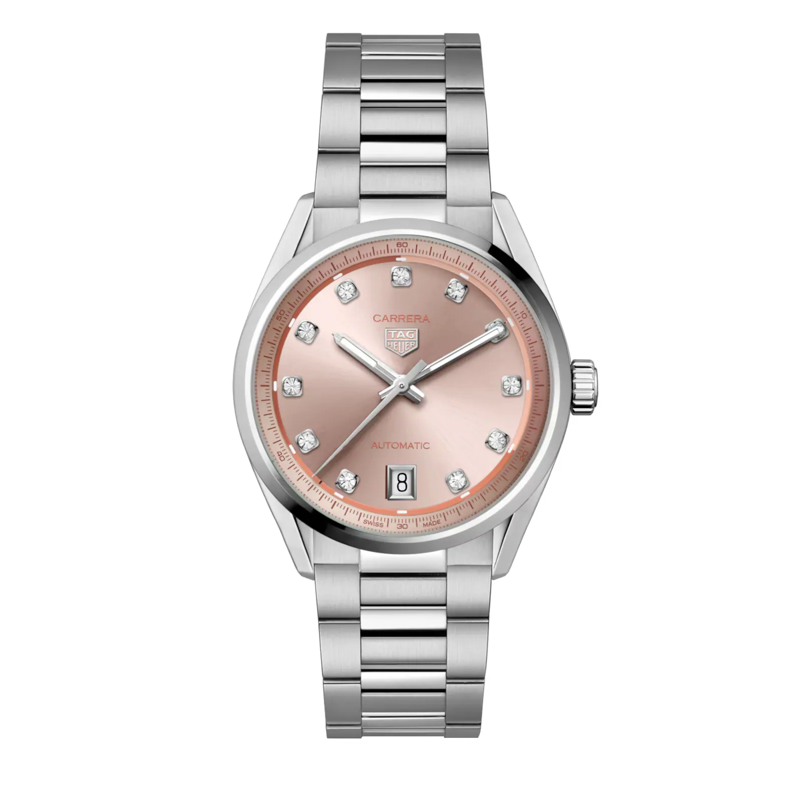 TAG Heuer Carrera Date 36mm Ladies Watch Diamond Dot WBN231D.BA0001