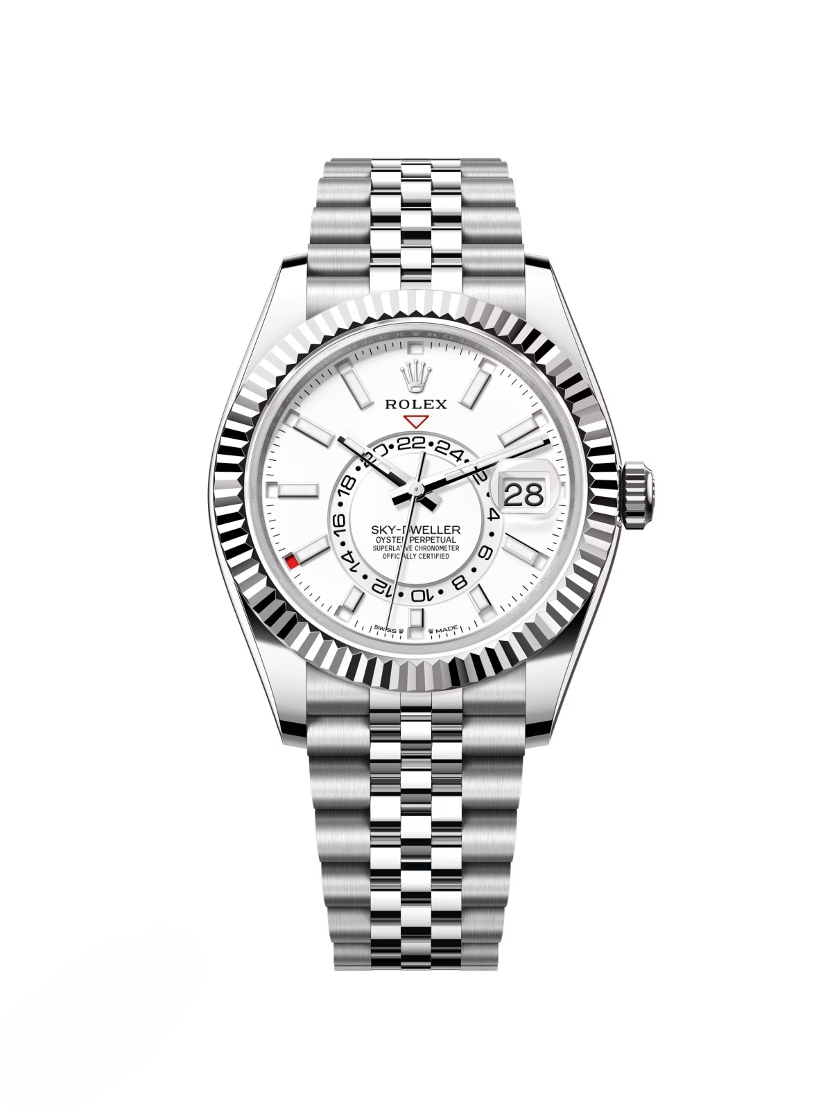 Rolex Sky-Dweller 42mm 336934-0004 Stainless Steel White Dial Oyster