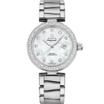 Omega De Ville Ladymatic 34mm White Dial with Diamonds Stainless Steel Bracelet 425.35.34.20.55.002