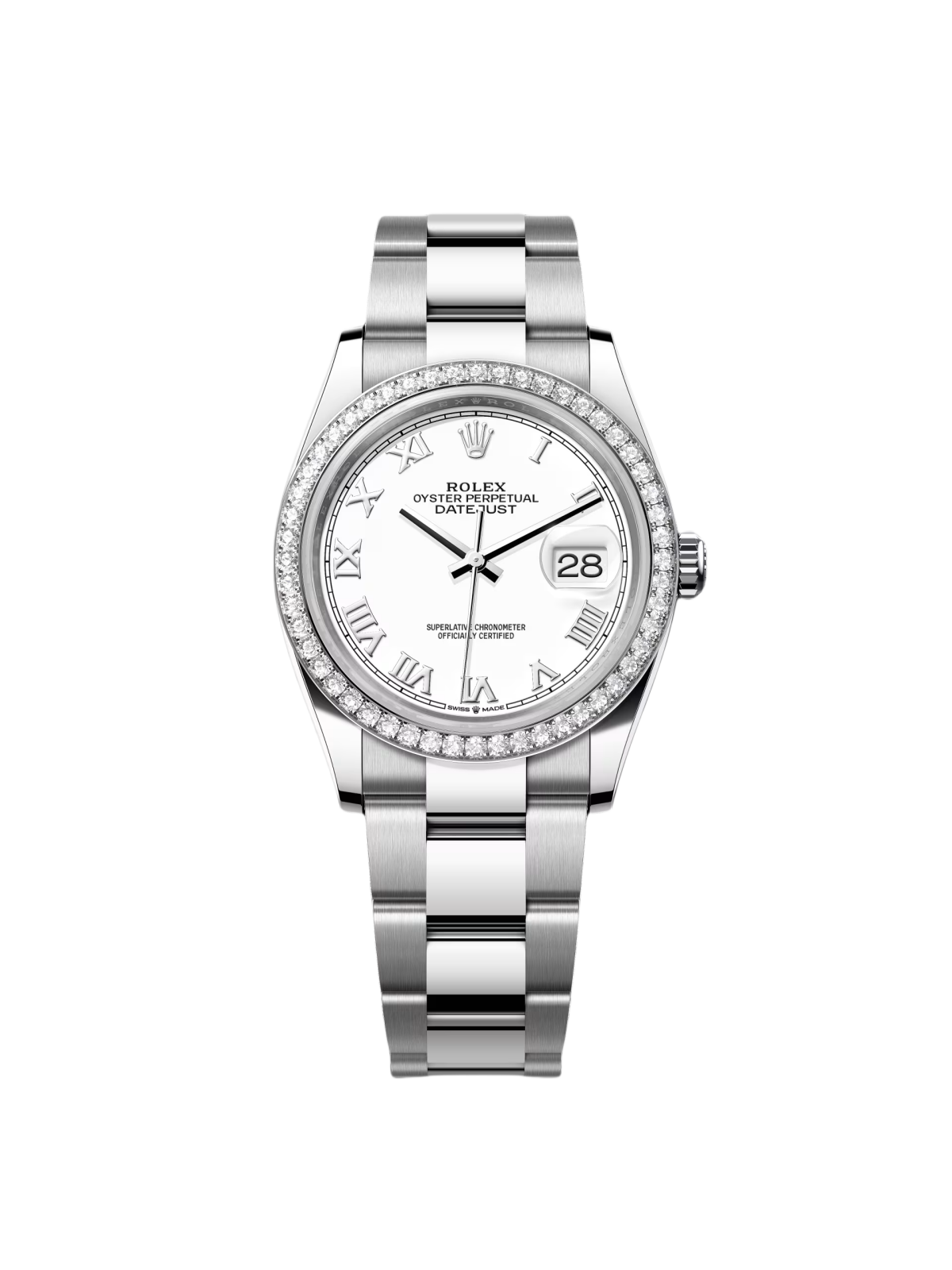 Rolex Datejust 36mm 126284RBR White Dial