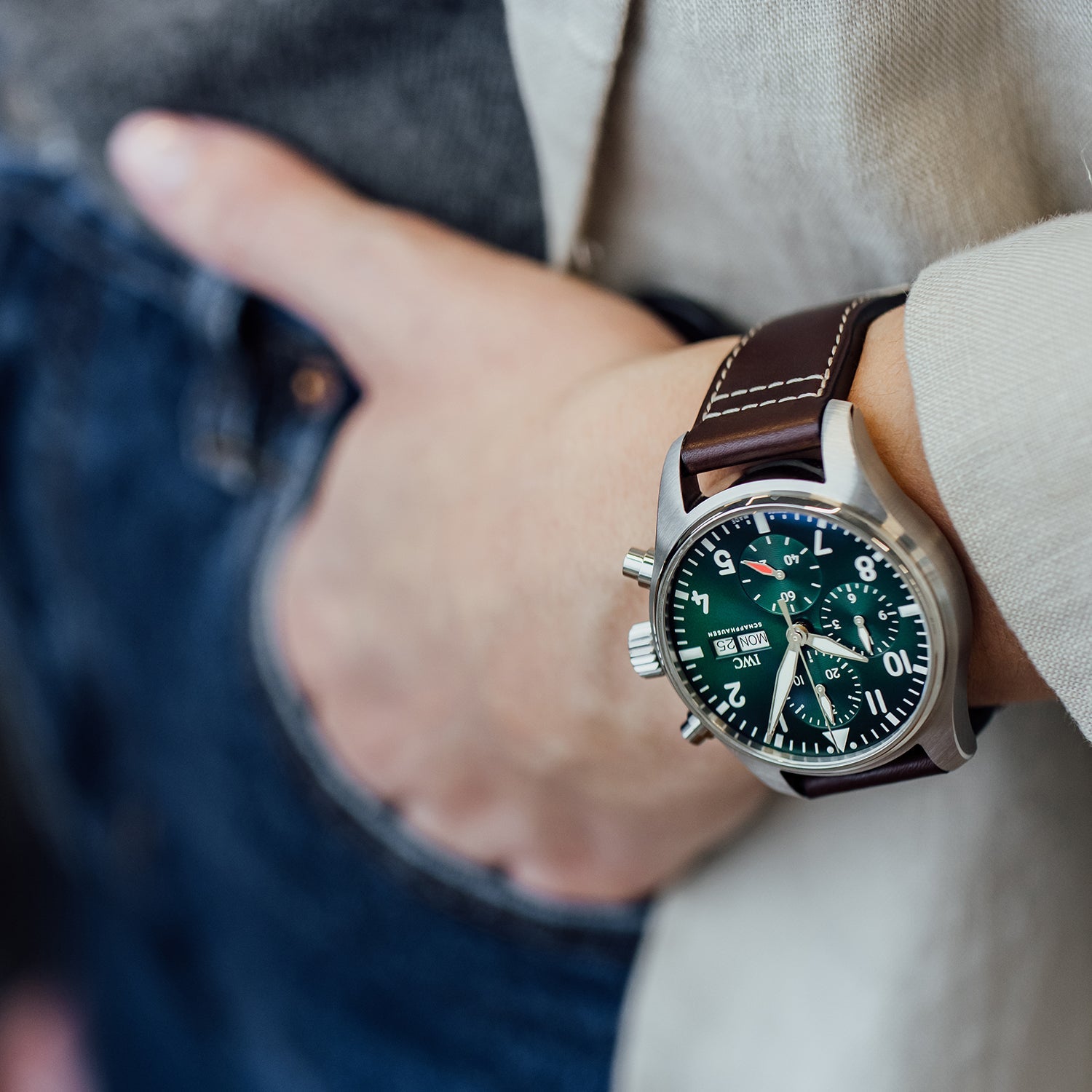 IWC Pilot's Chronograph 41mm Mens Watch IW388103 - Image 5