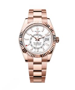 Rolex  Sky-Dweller 42mm 336935-0003 Rose Gold White Dial Oyster