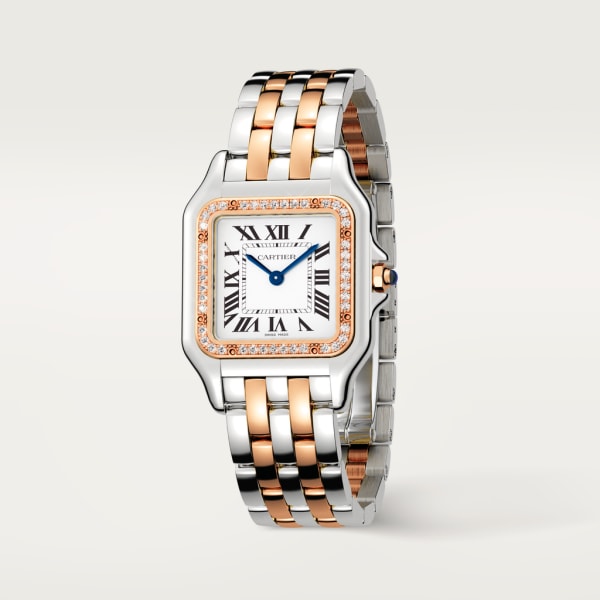Cartier  PANTHERE Rose Gold Mix Diamond 30mm