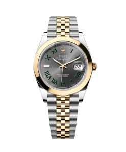 Alternative view of Rolex Datejust 41mm 126303 Slate Roman Oyster Steel and Yellow Gold Mens Watch