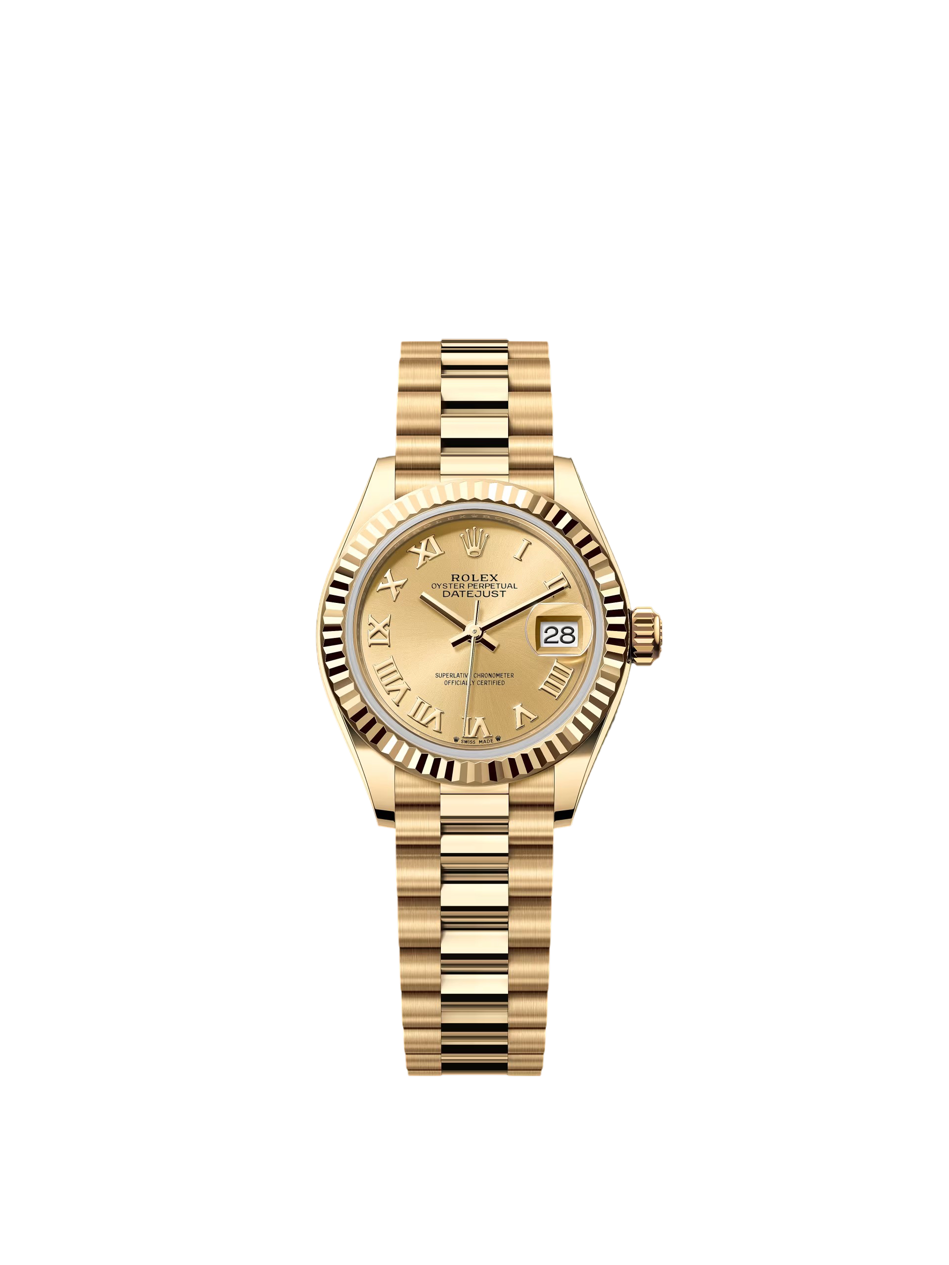 Rolex Lady-Datejust 28mm 279178 Champagne Roman Dial - Image 2