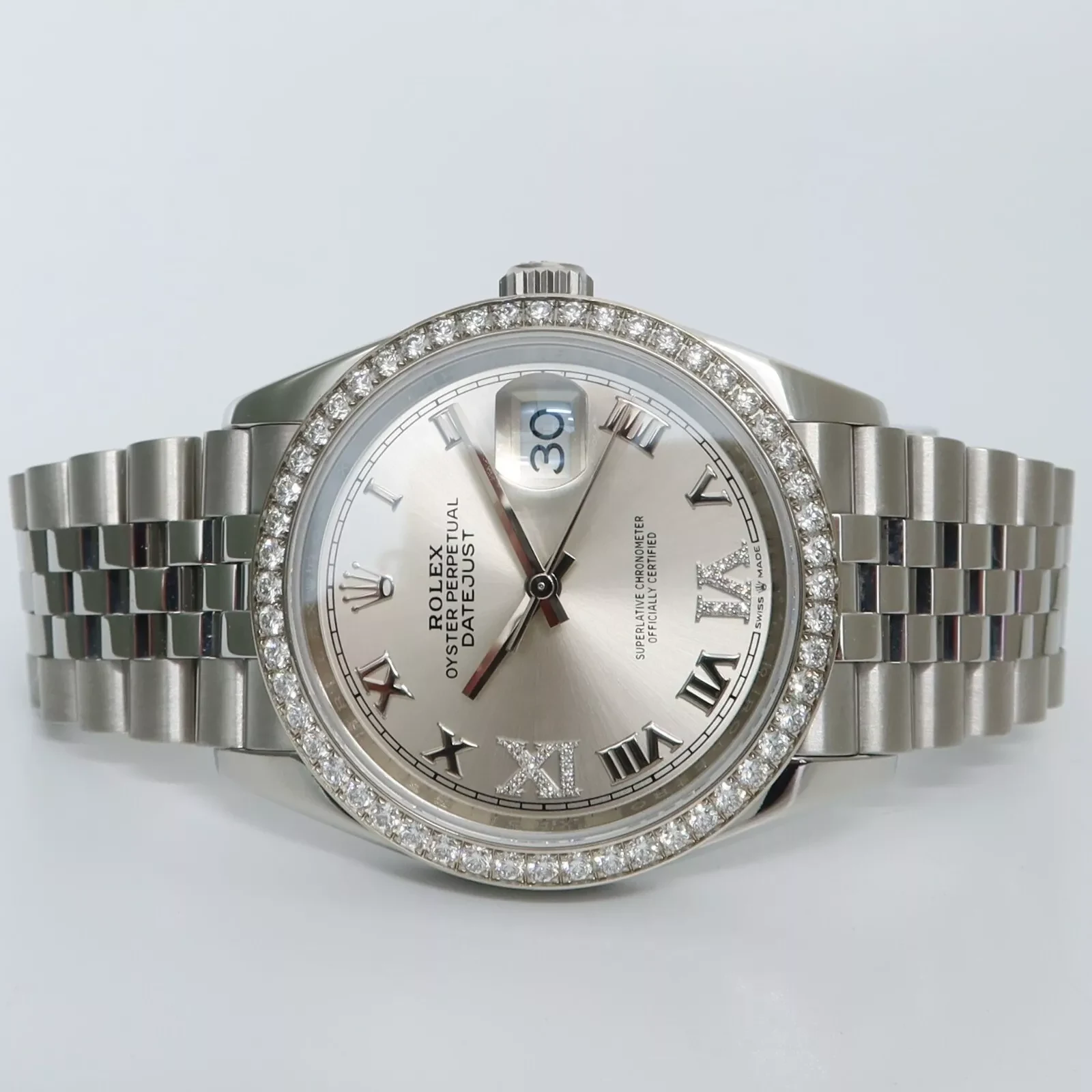 Rolex Datejust 36mm 126284 Silver Dial Jubilee Bracelet - Image 3
