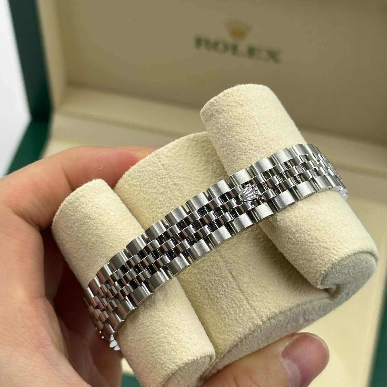 Rolex Lady-Datejust 28mm 279174 Dark Grey Dial Oyster Bracelet - Image 8