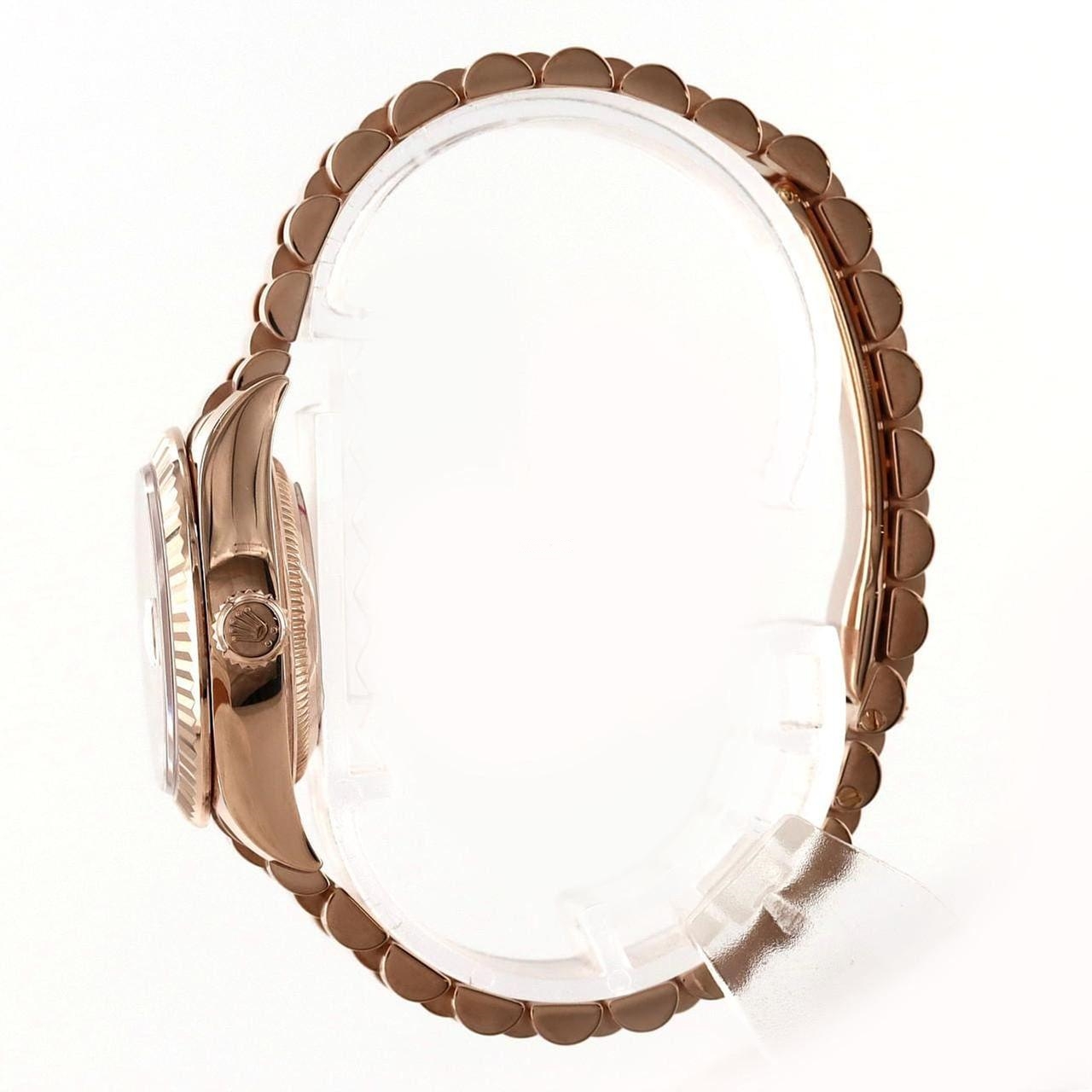 Rolex Lady-Datejust 28mm 279175 Rose Dial President Everose Gold - Image 9