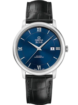 Omega De Ville Prestige 39.5 mm Blue Dial Stainless Steel Strap 424.13.40.20.03.001
