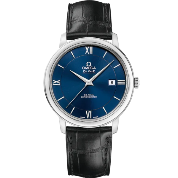 Omega De Ville Prestige 39.5 mm Blue Dial Stainless Steel Strap 424.13.40.20.03.001