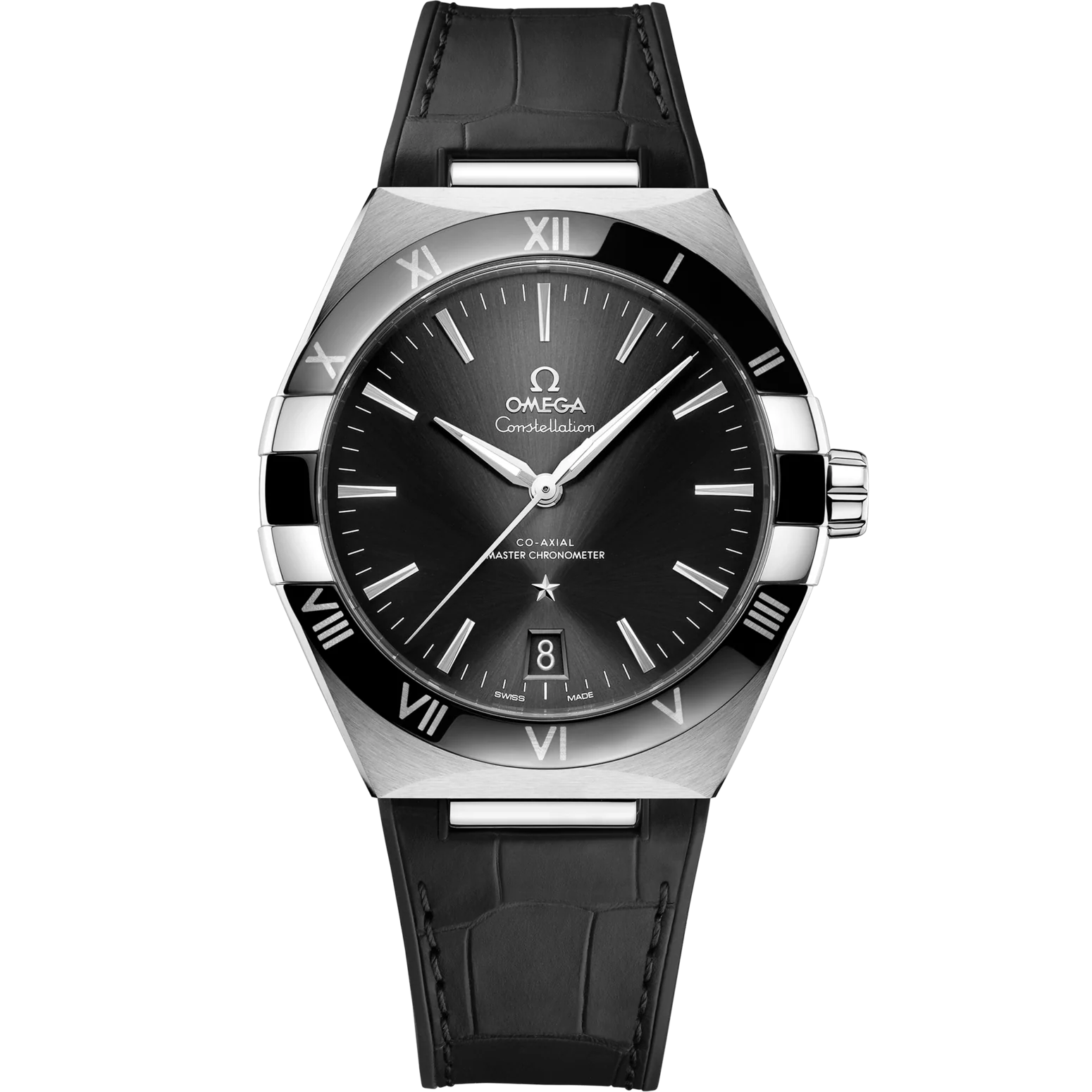 Omega Constellation Gents' Selection 41mm Black Dial Stainless Steel Strap 131.33.41.21.01.001