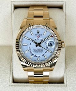 Alternative view of Rolex  Sky-Dweller 42mm 336938-0003 Yellow Gold White Dial