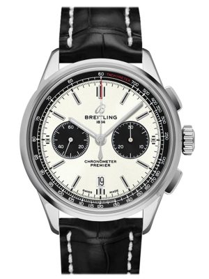 ??2024 Hot Sale????Father's Day event coming??Breitling Premier B01 Chronogragh 42mm BLACK CROC AB0118221 G1P1