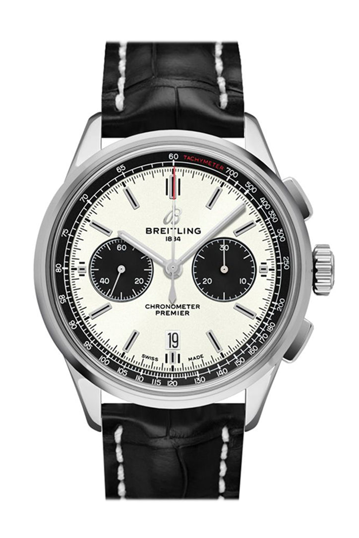 ??2024 Hot Sale????Father's Day event coming??Breitling Premier B01 Chronogragh 42mm BLACK CROC AB0118221 G1P1