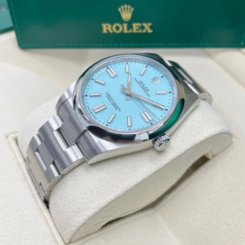 Rolex Oyster Perpetual 36mm 126000-0006 Tiffany Blue Turquoise Dial - Image 4
