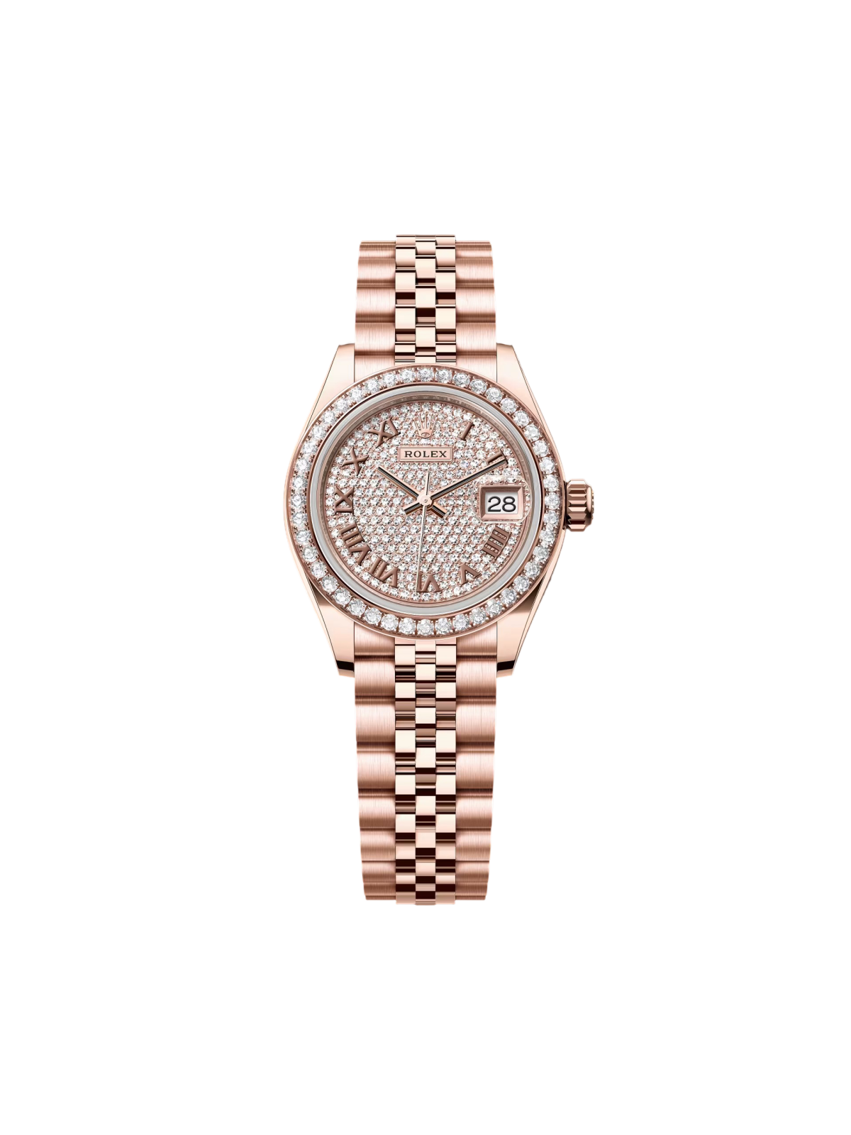 Rolex Lady-Datejust 28mm 279135RBR Diamond Paved Dial