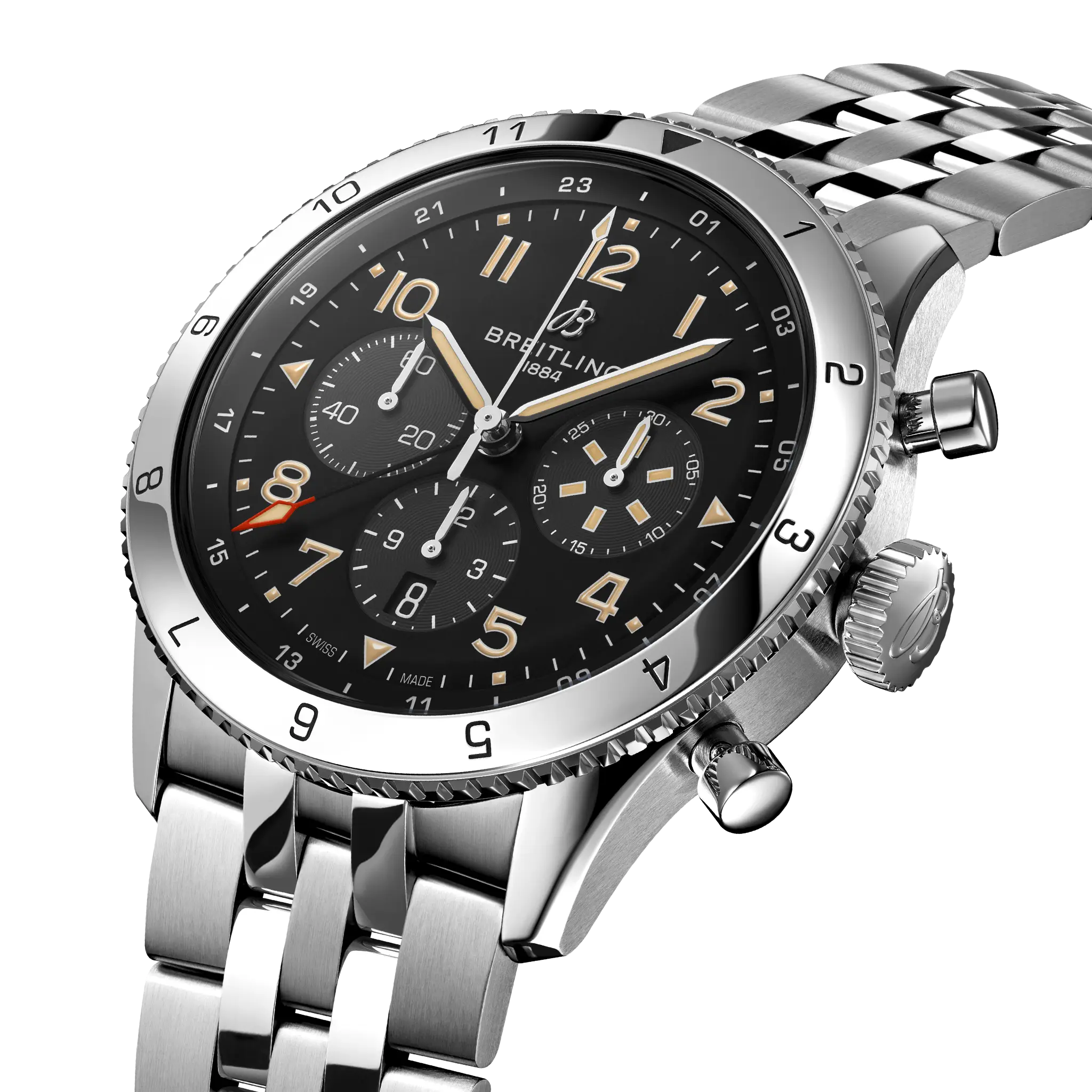 Breitling Classic AVI Super AVI B04 Chronograph GMT 46mm P-51 Mustang AB04453A1B1A1 - Image 2