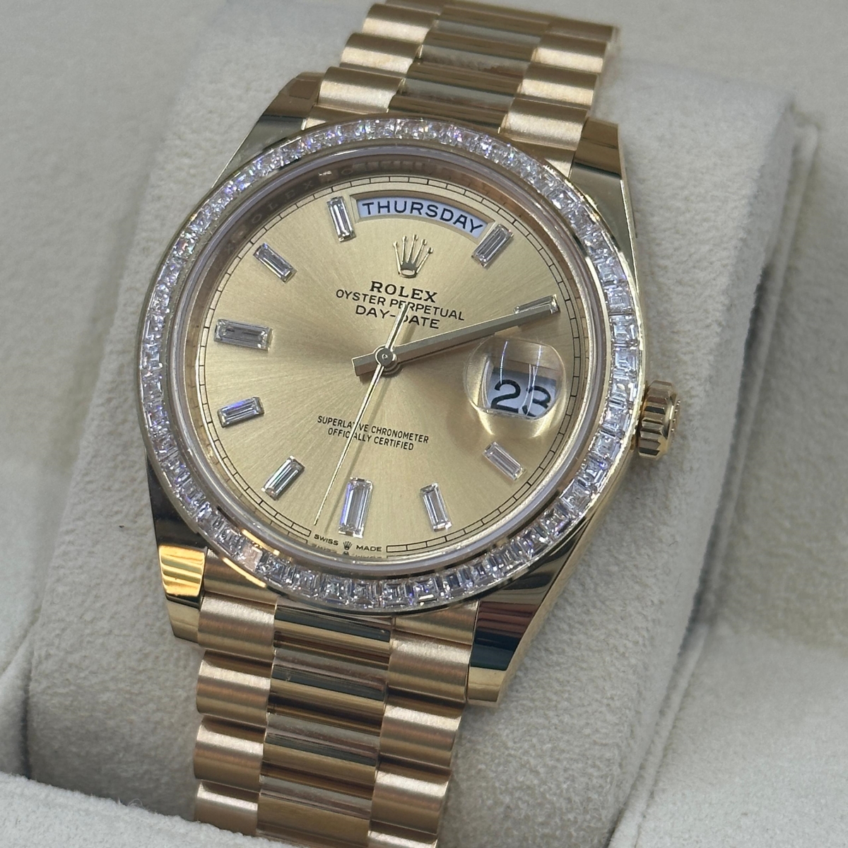 Rolex Day-Date 40mm 228398TBR-0002 Champagne Dial President Watch - Image 5