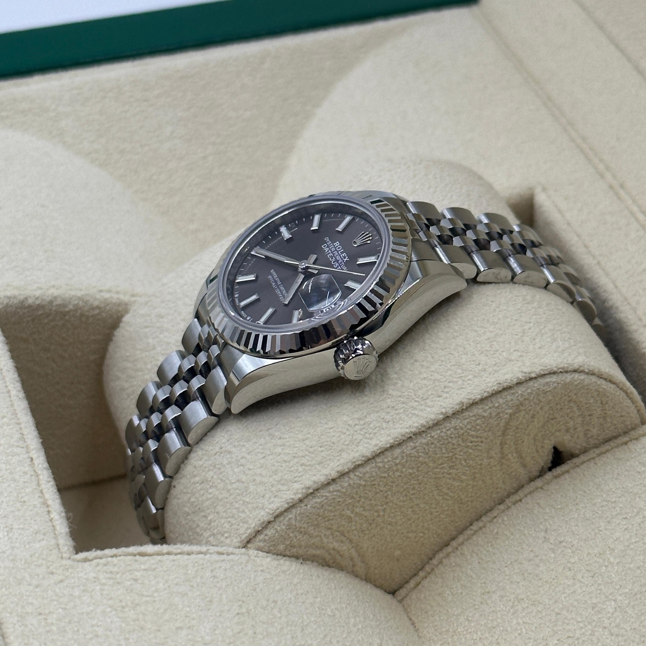 Rolex Lady-Datejust 28mm 279174 Dark Grey Dial Oyster Bracelet - Image 4