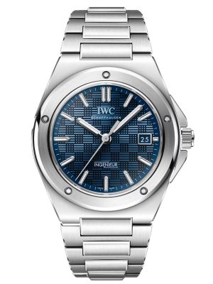 IWC Ingenieur Perpetual Calendar 41mm MensWatch Blue IW328907