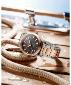 Alternative view of OMEGA Seamaster Aqua Terra 41mm Grey Dial Stainless Steel and Sedna™ 18k Rose Gold Bracelet 220.20.41.21.06.001