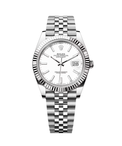 Rolex  Datejust 41mm  White Index Oyster Stainless Steel Men's Watch - 126334