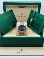 Rolex  Datejust 36mm 126234 Blue Index Dial 36mm Oyster Stainless Steel