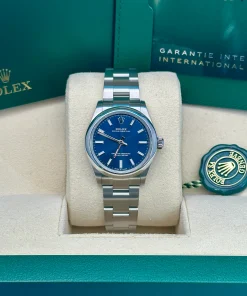 Alternative view of Rolex Oyster Perpetual 28mm 276200-0011 Green Dial Oyster Bracelet Watch