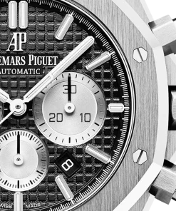 Alternative view of Audemars Piguet ROYAL OAK PANDA Black Dial CHRONOGRAPH 41mm